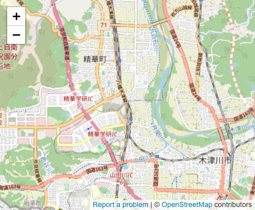 OpenStreetMap Screenshot of The Open Web Location